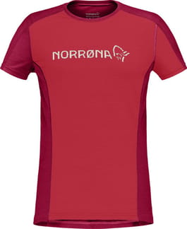 Falketind Equaliser Merino T-Shirt W's True Red/Jester Red