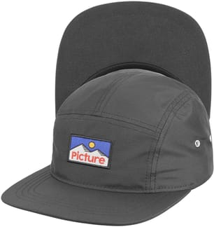 Faro 5 Panel Black Ripstop