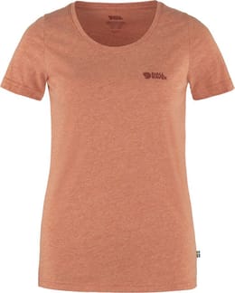 Fjällräven Logo T-shirt W Rowan Red Melange