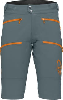 Fjørå Flex1 Heavy Duty Shorts M's North Atlantic/Orange Popsicle