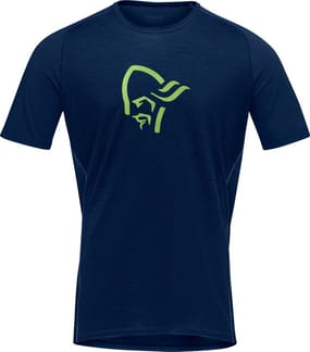 Fjørå Wool T-Shirt M's Indigo Night
