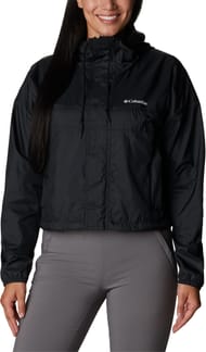 Flash Challenger Cropped Windbreaker Black