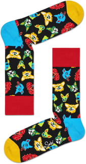 Funny Dog Sock Noir