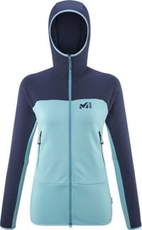 Fusion Grid Hoodie W Porcelain/Saphir