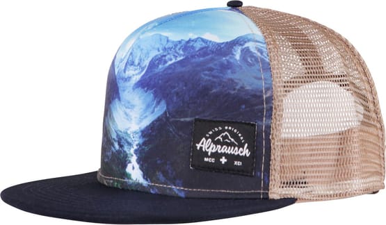 Gletscherblick Mütze Trucker Cap Croissant