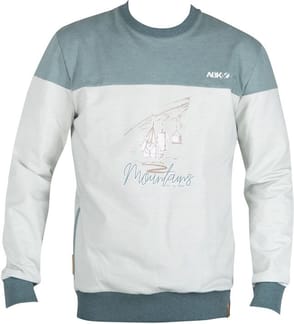 Gowon Crew Sweat Porcelain Grey