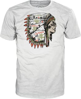 Häuptling Schäreschnitt T-Shirt White