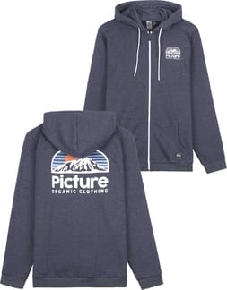 Hamelton Zip Hood Dark Blue Melange