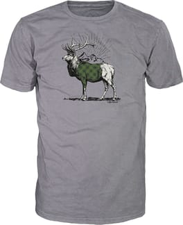 Hirschmeischter T-Shirt Grey Fancy Melange