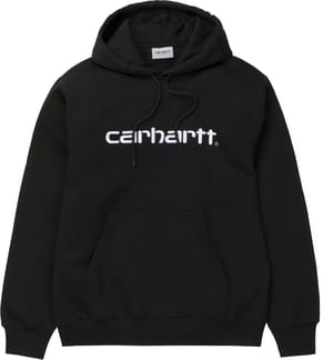 Hooded Carhartt Sweat Black White