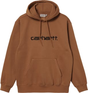 Hooded Carhartt Sweat Hamilton Brown Black
