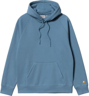 Hooded Chase Sweat Icy Water / Gold
