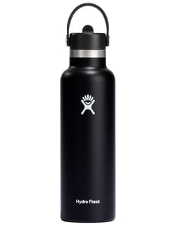24 Oz Wide Flex Straw Cap Black