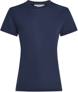 W Merino Blend Core SS Tee Midnight Navy