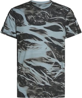 M Merino Blend 125 Cool-Lite Speed SS Tee Mton AOP Flint Blue/Blk/Aop