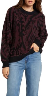 In A Meowment Sweater Black Combo