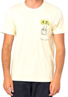 In Da Pocket Tee Pale Yellow 