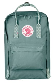 Kanken Laptop 15 Frost Green-Chess Pattern