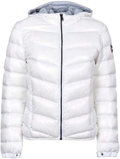 Ladies Down Jackets Bianco-Black