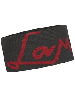 Martha Logo Knit Headband Rocky Black
