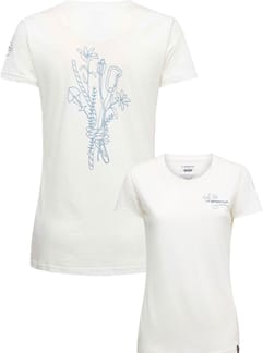 Climb Flower T-Shirt W Chalk/Limestone