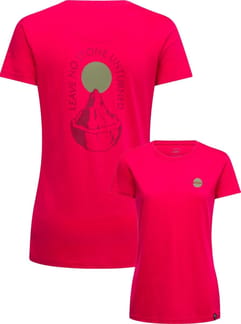 Stone T-Shirt W Azalea/Redwood