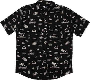Lay Day Ss Woven Black White
