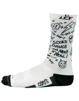 Coyote High Graffiti Blanc