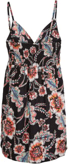 Lw Medi Aop Dress Black Aop W/ Red