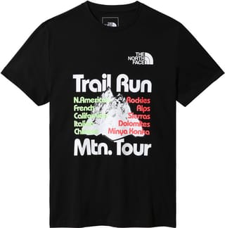 M Foundation Graphic Tee S/S Tnf Black/Safety Green