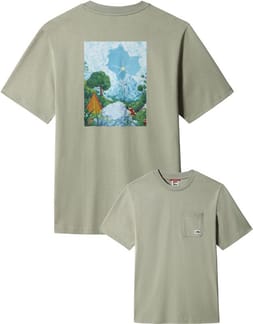 M Heritage S/S Graphic Tee Tea Green