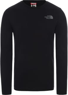 M L/S Easy Tee Tnf Black/Zinc Grey