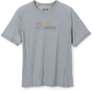 M Merino Sport 120 Short Sleeve Light Gray Heather