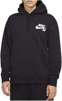 M Nk Sb Icon Hoodie Po Essnl Black/White