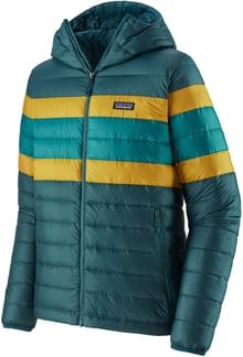 M's Down Sweater Hoody Dark Borealis Green