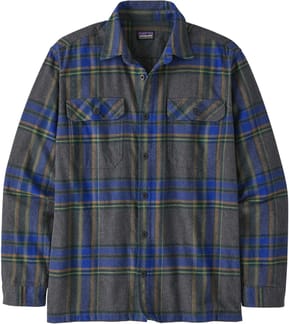 M's L/S Organic Cotton MW Fjord Flannel Shirt Edge/Black