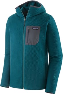 M's R1 Air Full-Zip Hoody Dark Borealis Green