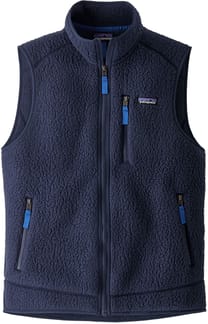 M's Retro Pile Vest New Navy