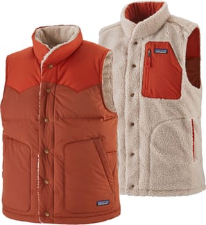 M's Reversible Bivy Down Vest Barn Red