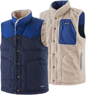 M's Reversible Bivy Down Vest New Navy