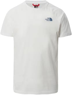 M S/S North Face Tee Tnf White/Vintage Indigo