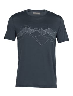 M Spector SS Crewe Peak Patterns Serene Blue