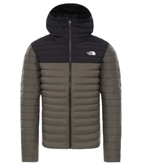 M Stretch Down Hoodie New Taupe Green/Tnf Black