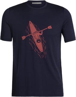 M Tech Lite II SS Tee Paddle Lines Midnight Navy