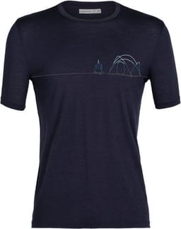 M Tech Lite II SS Tee Single Line Camp Midnight Navy