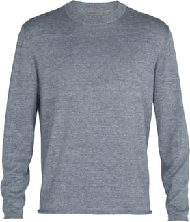 M Flaxen LS Crewe Sweater Gravel 