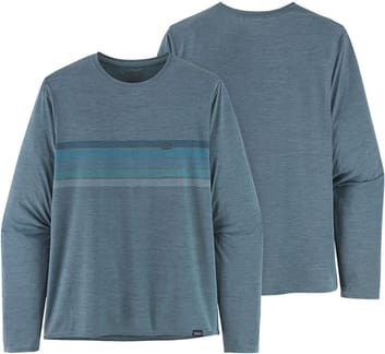 M's L/S Cap Cool Daily Graphic Shirt Light Plume Grey X-Dye