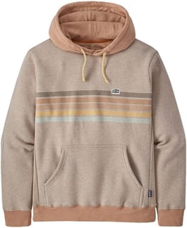 M's Line Logo Ridge Stripe Uprisal Hoody Shroom Taupe
