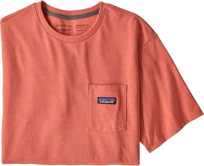 M's P-6 Label Pocket Responsibili-Tee Coho Coral