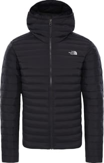M Stretch Down Hoodie Tnf Black